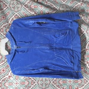 NWOT TekGear Blue Velvet Zip Up Jacket, Size M